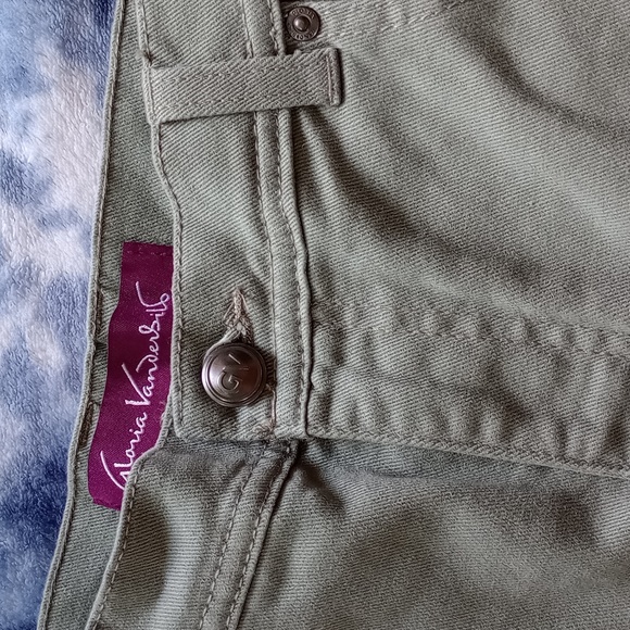 Gloria Vanderbilt Amanda Stretch Classic Fit Women's Jeans Denim Green, Size 10 - Picture 5 of 5